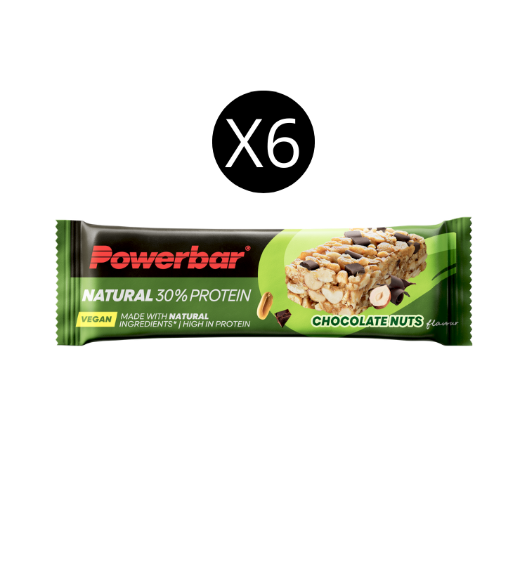 6 Barres Natural Protein POWERBAR - 40g
