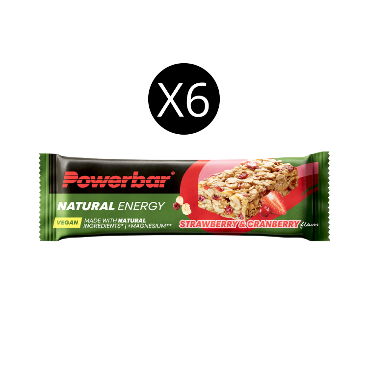 6 Barres Natural Vegan POWERBAR - 40g