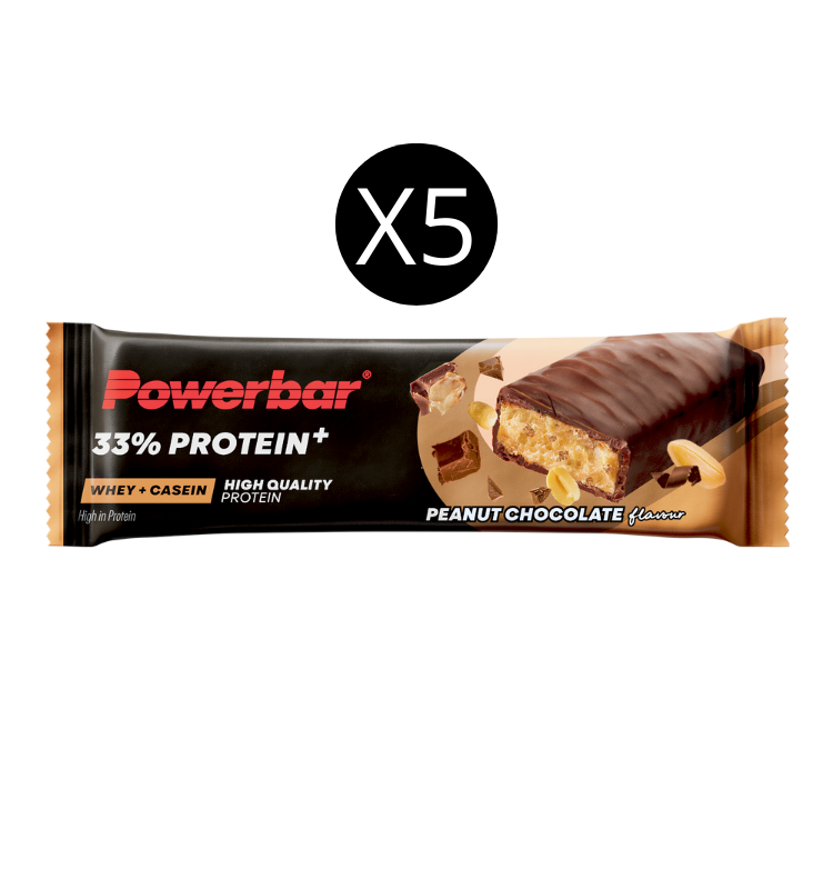 5 Barres 33% Protein+ POWERBAR